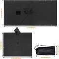 Miniatyrbilde 3 av 5: IC Regnponcho Herrar Damer Vattentät, 3 i 1 Poncho