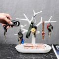 Miniatyrbillede 3 af 5: 1. sort elegant smykketræ smykkeholder sort svart