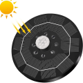 Miniatyrbild 4 av 5: IC Solar fontän stenparti pool flytande fontän LED ljus fontän