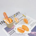 Miniatyrbillede 3 af 5: IC 1 pose kunstig mini brød/ægcreme kage 1:12 Dukkehuse Ba A2