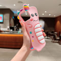 Miniatyrbilde 5 av 5: IC 3D Enhjørning-etui for iPhone 13 Pro Max, iPhone 13 Pro Max Enhjørning-etui, 3D Søt Tegneserie Barn Jenter Kvinner Enhjørningform