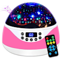 Miniatyrbillede 1 af 4: IC Natlys med musik & timer, Stjernelys-projektor - Lydmaskine til baby
