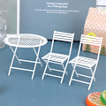 Miniatyrbild 2 av 5: IC 1:12 Dockhus Miniatyr Järnbordsstolsset Set Balcon