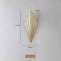 Miniatyrbillede 4 af 5: IC Moderne Vægslampe Enkel Vægslampe Soveværelse Gang Stue Vægslampe Holder E12 Stikkontakt Dekorativ Kunstlampe (Kun En Styk)