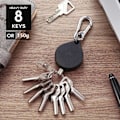Miniatyrbilde 4 av 5: 2 stk. Innebygd nøkkelring Student-ID-kort Utvidbare nøkkelringer Badge Holder Lanyard Badge IC