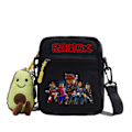 Miniatyrbillede 1 af 2: Roblox Axelväska - Crossbody Canvas Väska - Sort 3
