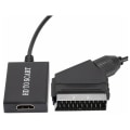 Miniatyrbild 2 av 4: HDMI till SCART-omvandlare HD 1080p ljudvideoadapter för HDMI till SCART Sky Box Stb