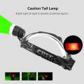 Miniatyrbillede 4 af 5: IC Grønt Lys Pandelampe Lommelygte 3 Tilstande Led Jagt Spotlight til Natjagt Fiske Astronomi