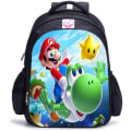 Pikkukuva 1 / 5: IC Super Söta Bros Ryggsäck 3D Print Anime Tecknad Skolväska Vattentät Lätt Rese Ryggsäck för Pojkar Flickor