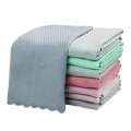 Pikkukuva 2 / 5: IC Fiskfjäll Streckfri Magic Glas Fönsterputsduk Mikrofiber Spegel Bil Rostfritt Stål Wipes