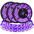 Pikkukuva 1 / 5: 3-pakkaus UV LED -musta valonauha, 4,5 W 2 M USB 5 V