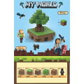 Miniatyrbillede 1 af 7: Minecraft Byggesæt Magnetisk Byggesæt Legetøj Magnetisk Brætspil-Sky Island-64 stk