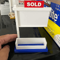 Miniatyrbillede 1 af 5: IC Fastighetsvisitkortshållare Display för Realtor Business O Blå