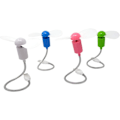 Miniatyrbillede 2 af 5: IC 4 stk Mini Mobil Bærbar USB-drevet Køleblæser Svanehals Luftblæser til Stationær PC Computer Laptop Bærbar Tablet
