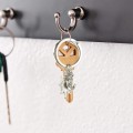 Miniatyrbillede 3 af 5: Rustfrit Stål Sol Måne Stjerne Vedhæng Gaveidéer Til Fødselsdagseksamen Vedhæng Håndtaske Dekoration IC