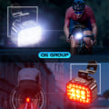 Miniatyrbilde 3 av 4: IC USB-oppladbart sykkellys for sykling MTB, fotturer, sykkel