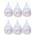 Miniatyrbilde 1 av 5: IC 6-pakks vaskesekk for vaskemaskin med mesh Gjenbrukbar stor nettpose for vask/beskyttelse/vasknett