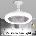 Pikkukuva 2 / 5: IC Smart Fjärrkontroll LED Fläktlampa E27 Skruvport Justerbar Lig Switch White