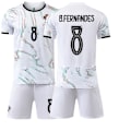 Miniatyrbillede 1 af 7: 25-26 Portugal udebane hvid fodbolduniform sæt nr. 7 Ronaldo nr. 10 B Silva trøje 8 B Fee 11 Phillips Portugal away number 8 #twenty two