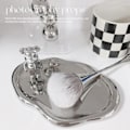 Miniatyrbild 3 av 5: IC Nageldammborste Stor Huvud för Manikyr Rougepulver Mak Silver onesize