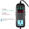 Miniatyrbillede 2 af 5: IC Elektronisk termostat med digitalt display og termostatkontakt