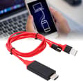 Miniatyrbillede 2 af 7: USB til HDMI-adapterkabel - Videoadapterkabel - Type-C til HDMI - 1080p - USB-han, syning