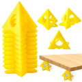 Miniatyrbillede 3 af 5: IC 10 stk Mini Kegle Malerstativer Pyramid Stativer Sæt Malerens Pyramider Gul 10 stk