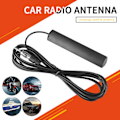 Miniatyrbillede 1 af 5: IC Universal Bilradio FM AM Antenn Signalforstærker Sort onesize