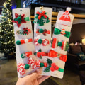 Pikkukuva 3 / 5: Jouluiset hiusneulat Xmas hiuspinnit Festivaali hiuslisävarusteet 4#