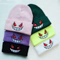 Miniatyrbillede 2 af 5: Hætte Sticket Hat Varm Slouchy Gengar Vinter Manchet Termisk Lilla