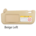 Miniatyrbilde 1 av 10: Bil solskjerm frontrute interiør beige beige left
