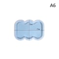 Miniatyrbillede 1 af 5: IC Opbevaringsbakke Gips Form DIY Smykker Display Bakke Ep A6