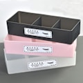 Miniatyrbild 5 av 5: IC 3 Galler Ögonfransförlängningsverktyg Förvaringslåda Case Behållare Tweez Rosa