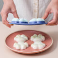 Miniatyrbilde 4 av 5: IC Stor trykk, 4-hulls silikonform for å lage sjokolade, gelé, pudding, muffins og hundegodbiter