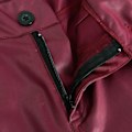 Miniatyrbillede 5 af 5: Plus Size Perfekt Pasform PU Læder Leggings Letvægts til Kvinder Piger Mode Ny CMK Vinrød 2XL