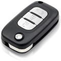 Miniatyrbilde 3 av 5: IC Bilnøkkel Fjernkontroll Nøkkeldeksel Erstatning for Re-nault Clio 3 Kangoo Master Modus Twingo Fjernkontroll Bilnøkkel med PCF7961 3 Knapper