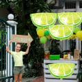 Miniatyrbillede 4 af 5: IC 6 stk. 26 tommer store limefrugtballoner, grøn aluminiumsfolie citronballon til frugttema fødselsdag bryllupsdekorationer festtilbehør