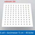 Miniatyrbilde 2 av 4: IC Dusjhode Regn Dusj Badekar Amatør, 6 tommer / 8 tommer