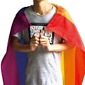 Pikkukuva 5 / 5: IG Rainbow Pride-lippu 3x5 jalkaa (36 x 60 tuumaa) - elävät värit malli 2