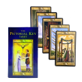 Pikkukuva 1 / 5: IC Kuvitteellinen avain Tarot-korttien ennustaminen ennustaminen pakka perheelle monivärinen yksi koko