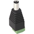 Miniatyrbillede 2 af 5: IC-sæt med 10 x 5,5 mm 2,1 mm DC han- og hun-strømadaptere til videoovervågningskamera DVR sikkerhedssystem