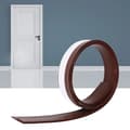 Door Soundproofing 28mm/1.1in Round Hole Silicone Protective Durable Replaceable Easy Sealing Strip for Room Brown