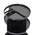 Miniatyrbillede 3 af 5: IC Roterende Makeup Opbevaring - Sort Sort