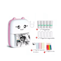 Miniatyrbillede 2 af 4: Mini termisk fotoprinter til mobil Bluetooth bærbar printer Billedefoto rosa
