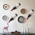Miniatyrbild 4 av 5: Väggmonterat vinställ för rödvinsflaskor