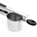 Miniatyrbillede 3 af 5: IC Kartoffelpresse i rustfrit stål, kartoffelmoser med 3 hullplader til kartoffelmos, frugtsaft, grøntsagsgrød