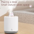 Pikkukuva 5 / 5: IC Mini Portable Desk Luftfuktare - Söt Kanin USB Cool Mist Air White