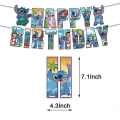 Pikkukuva 4 / 5: Stygn tema födelsedagsfest dekoration ballonger banners tårta toppers set null none