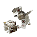 Miniatyrbillede 2 af 5: IC Dinosaur Box Kreativ Deformeret Dinosaur Legetøj Interaktivt Læringslegetøj Julklapp B