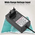 Miniatyrbild 4 av 5: Litiumjonbatteri Strömadapter, AC 100-240V DC 21V 2A Ersättningsladdare..DEBUNS